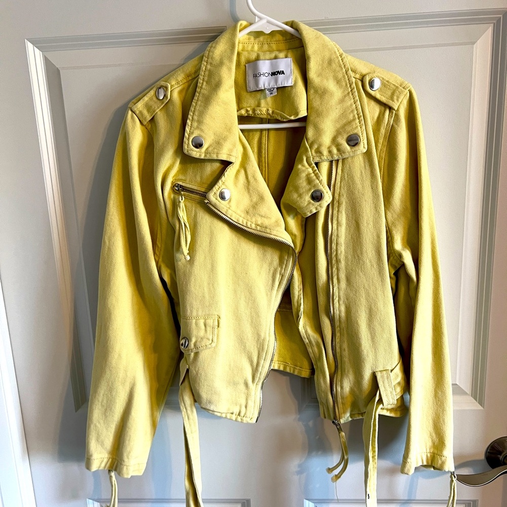 Yellow Women’s Jean Jacket